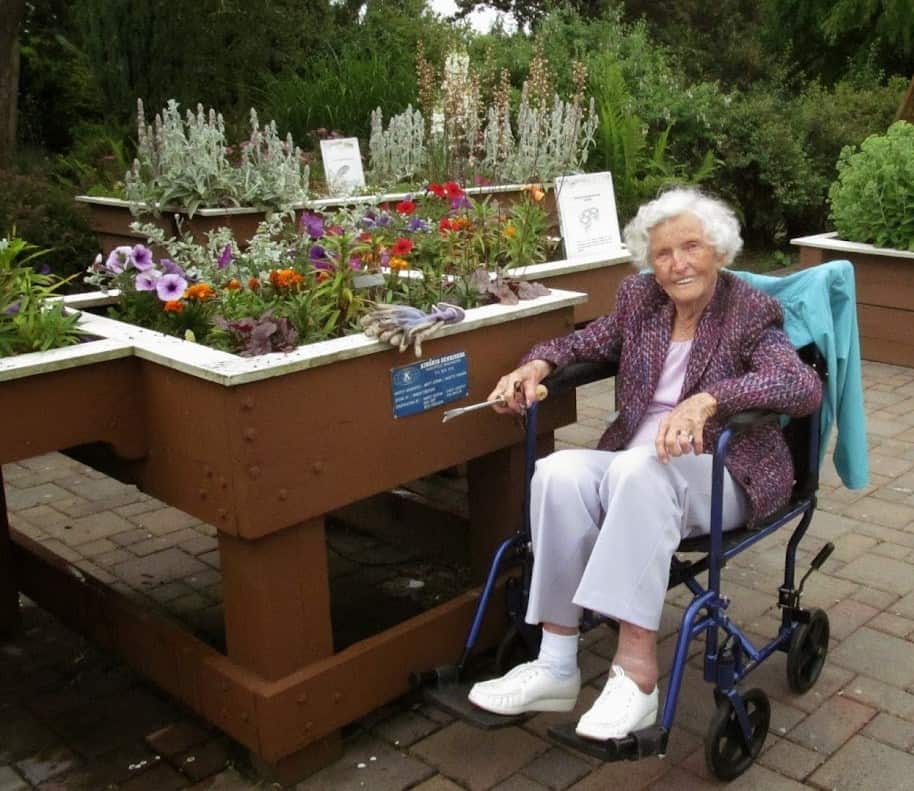 Tripartite garden plants; wheelchair accessible.
