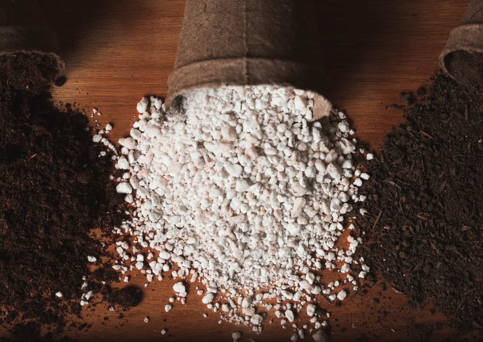 materials in potting soil